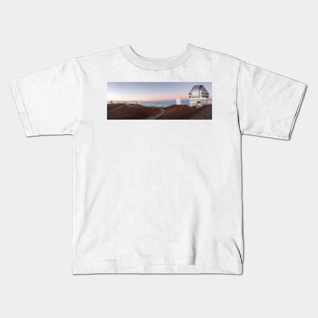 Mauna Kea Kids T-Shirt by jswolfphoto